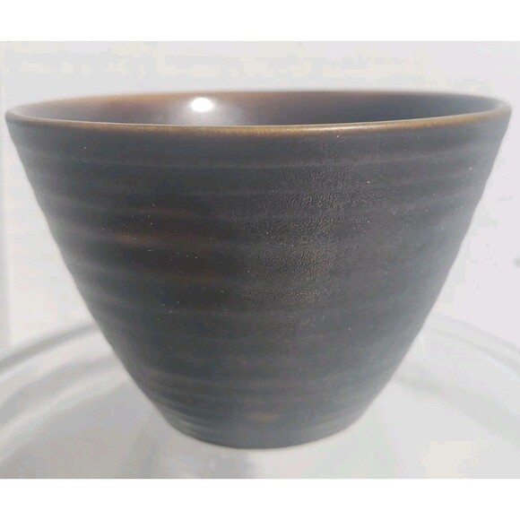 Set Of 4 Teavana Tea Cups Copper Bronze Swirl Ceramic Coffee Japan 3.5x2.5 - Picture 10 of 12